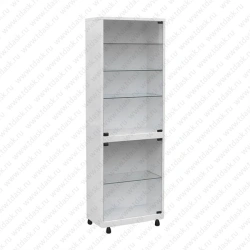 Metal Cabinet with 3 Glass Shelves, Model SHSS.01.01