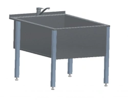 Washing Table with Sink for Boilers and Trays