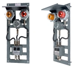 Combined Industrial Light-Sound Alarm Posts VELAN-KOPS