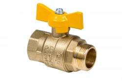 Gas Ball Valve Dist "Expert" Series DN25 1" G1/2"-G1/2" 223B