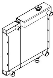 Radiator Block B 1200K.1301.0000 for Engine Cooling