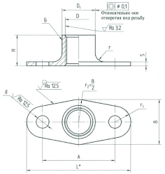 Self-locking Two-ear Nuts OST 1 33071-80