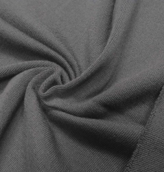 Mixed Knit Fabric with PU Threads for Clothing Manufacturing