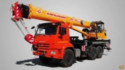 Hydraulic Truck Crane KС-55713-5K-4 with 25 Ton Capacity