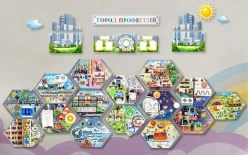 Educational Busy Board Set for Wall Decoration - City of Professions