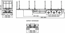 Timber Transport Semi-Trailer 4589RR