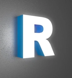 Illuminated 3D Letters and Logos for Advertising