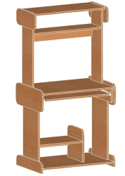 Computer Desk with Overhead Unit Model U.02.15