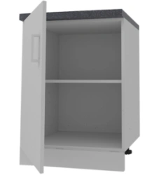 Kitchen Floor Cabinet with Door 600mm - MS Furniture