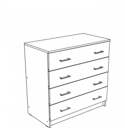 Modern Chest of Drawers Model K 01