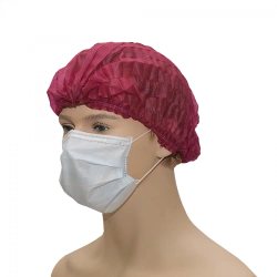 Non-Sterile Medical Mask from Non-Woven Materials "GEKSA" (Three-Layer, Elastic Blue)