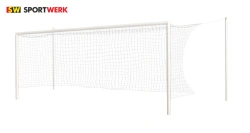 Aluminum Football Goals 7.32x2.44 m with Free-Hanging Net