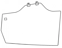 Great Wall CHB027-R Left Rear Door Glass (Color: G) Code 94670TDR03002