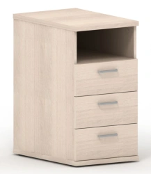 Typ 2 Side Cabinet with 3 Drawers and Open Niche