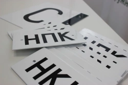 Metal Signs "Sphere" for Informational and Advertising Purposes