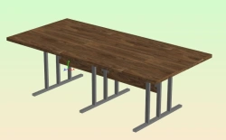 Conference Table for Meetings and Presentations - Model PGB.A.1004.08.00.00.000