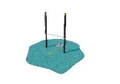 Adjustable Pull-Up Bar for High and Low Pull-Up Tests ATM-011