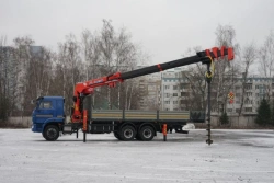 Multi-functional Vehicle with Hydraulic Crane MKMA on KAMAZ 65117 Base 64K16N-U8