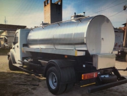Food Liquid Transport Tank 2790E Modifications 2790E-49 on GAZ Chassis, C4 Modifications C42R36