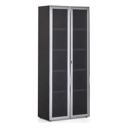 Glass Document Cabinet in Aluminum Profile Model: SHDA by Edelwood