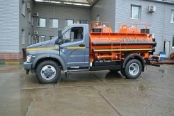 Fuel Tanker Truck 46830F-9 ATZ 4.9 on GAZ C41R13 Chassis
