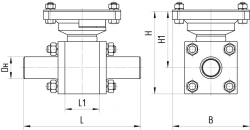 Steel Ball Valve for Sealing, ATК.491811.115