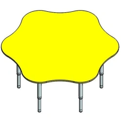 Adjustable Children's Table "Daisy" Art. SStoD-01