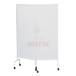 Medical Divider Screen on Wheels, Two-Section (MSK-2302)