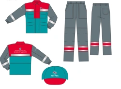 Women's Protective Suit (Jacket, Pants, Headgear) for Workplace Pollution and Mechanical Impact