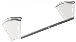 Vertical 45° Smooth Corner CPV41-0-45-100-500 ESCA for Cable Trays