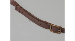 Shoulder Strap for Stechkin Pistol Holster, Dark Brown Leather