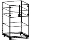 Built-in Equipment Cabinet TV-BSHVT-5.5.01-01