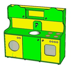 High Kitchen Shelf "Кухня высокая", Art. SIM Kuch-01