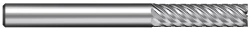 Solid Carbide End Mill for Materials up to 65HRC 374555-060