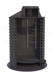 Polymer Access Wells for Outdoor Engineering Networks, 250-2600 mm Diameter