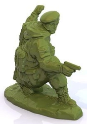 Russian Airborne Soldiers Figurine (1 Piece: Commander or Observer with Binoculars)