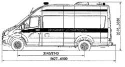 GAZelle NN Ambulance Chassis A6BR22 Diesel Engine