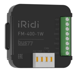 Compact I/O Module with 4 Inputs and 2 Relays (5A, 230V) - FM-402-1W/LFM-402-1W