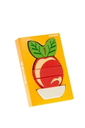 Axis-free Pyramid Toy "Apple" (5 pieces) Model 518