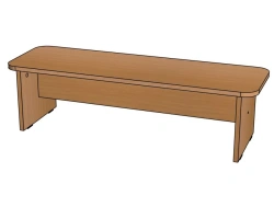 Wooden Bench for Preschool Play - Model No.1 H220/ StD101