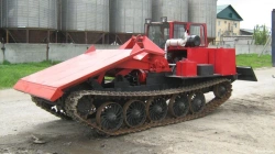 Caterpillar Tractor for Off-Road Transport of People and Cargo TG-44