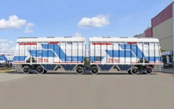 Six-Axle Articulated Hopper Car for Grain Transport Model 19-6978