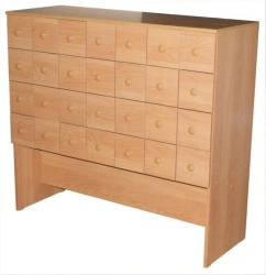 Wooden Card File Cabinets by D.A. Avdeev