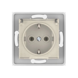 CADUCEUS ALING PRESTIGE 16A Hidden Socket with Grounding and Cover