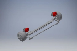 Front axle with cam brakes 16.3000012-50