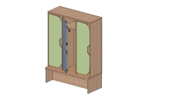 Children's Wardrobe for Clothing Storage GM 31.09.13.149.002.01.00