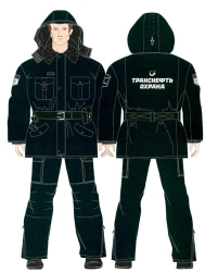 Protective Suit for Mechanical Impact and Industrial Pollution, Model: Transneft