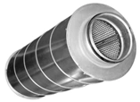 Round Duct Silencers SCr for Noise Reduction
