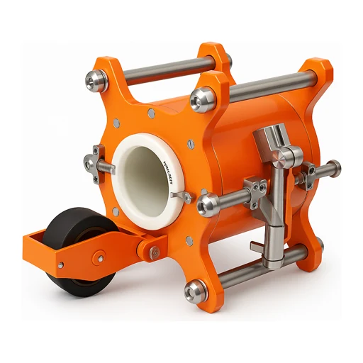 Magnetic particle and magnetic flaw detectors