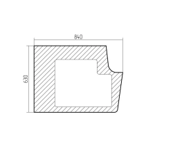 Rear Glass for LIAS Bus Model 529265-5603016-79